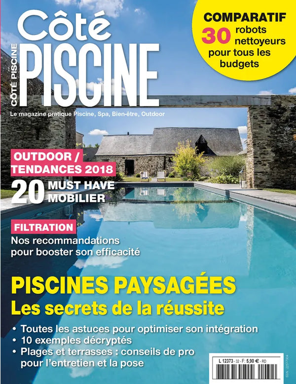 Couverture du magazine Côté Piscine n°32, 2018