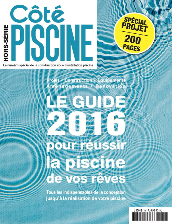 Couverture du hors-série Côté Piscine Le Guide 2016