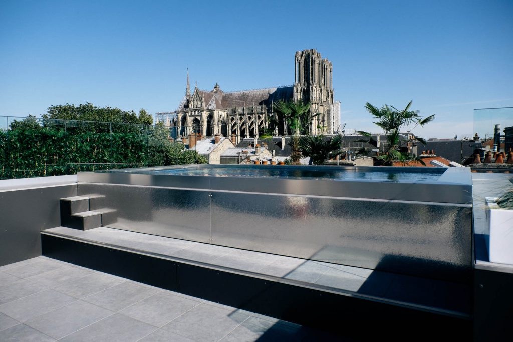 Piscine Steel-and-Style Reims